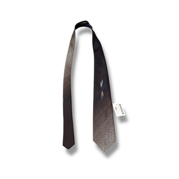 Philippe Longet Other - Philippe Longet Tie Men’s One Size Black Gradient Abstract Design‎ Vintage